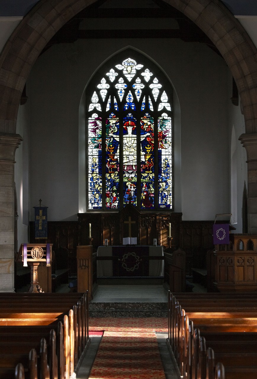 Wooler St Mary's church window © www.visitnorthumberland.com