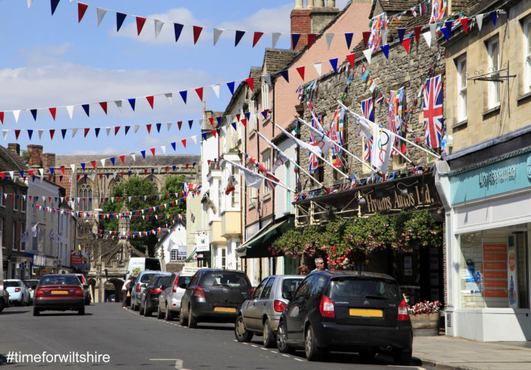 The Beautiful Market Town Of Malmesbury In The Southern Cotswolds In